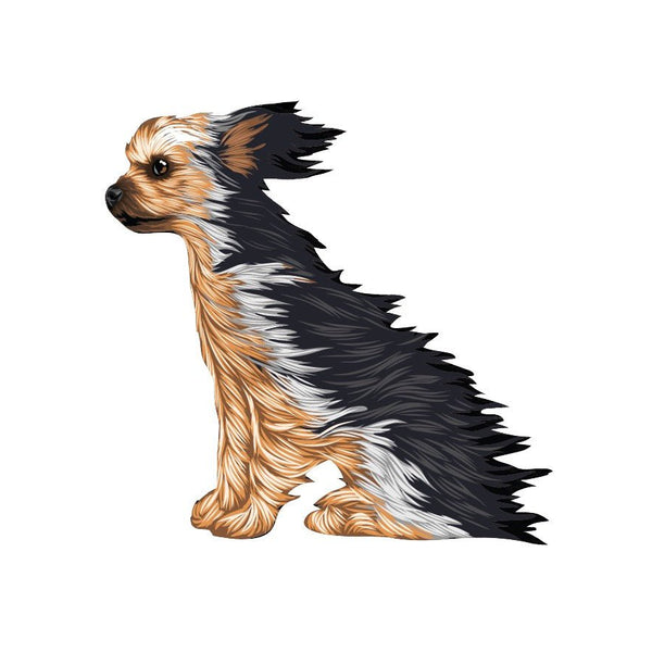 Life-Sized Yorkshire Terrier Decal - Cover-Alls Decals