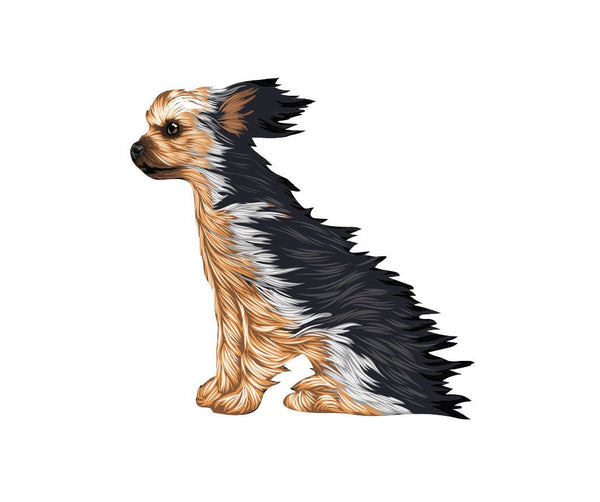 Life-Sized Yorkshire Terrier Decal - Cover-Alls Decals