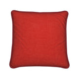 The Contrado Dark Romance Silk Pillow Cushion, shown from above on a white background, features a square shape with piped edges. This handmade-to-order luxurious silk pillow adds an elegant touch to any space.