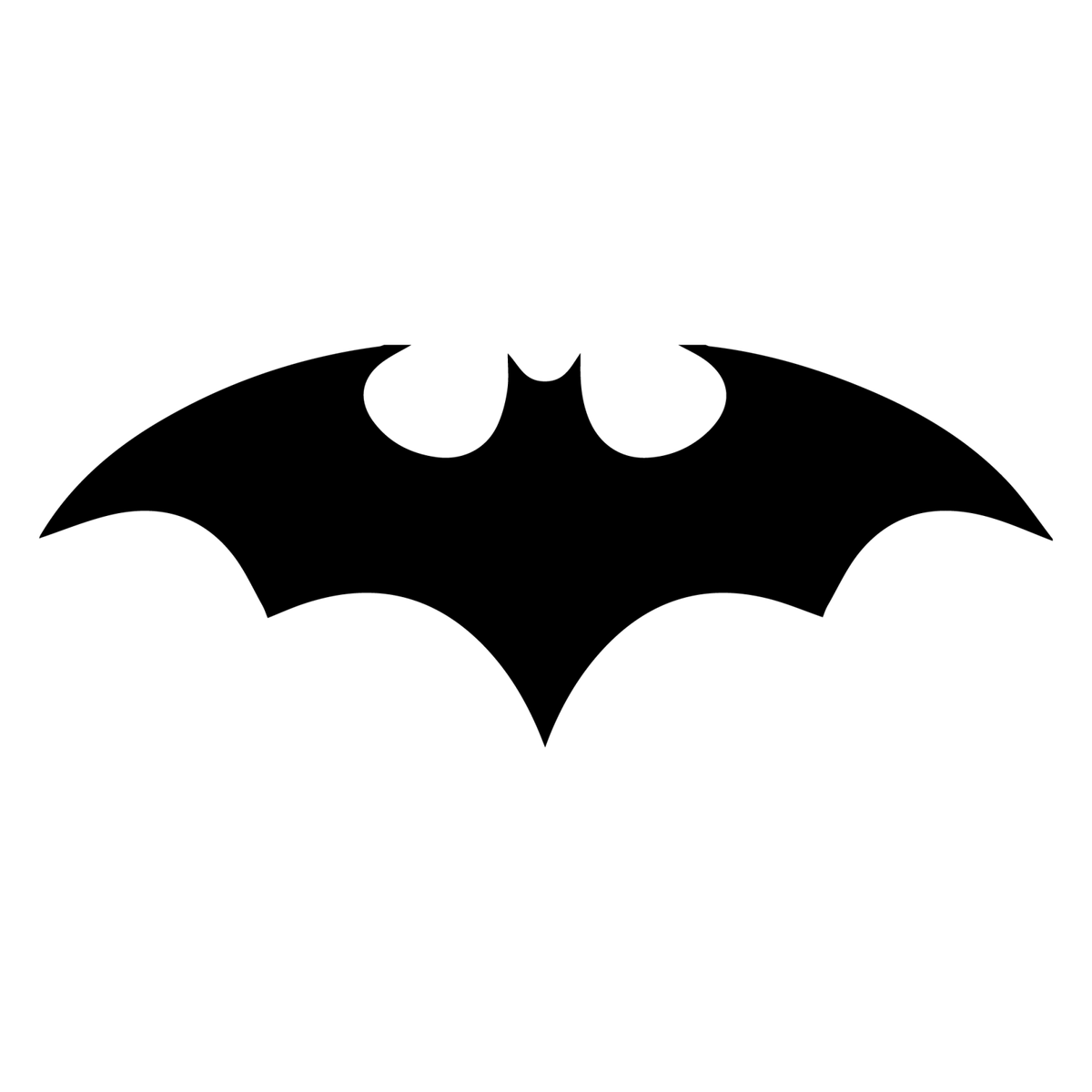 A stylized black Bat superhero symbol on a green background, resembling the Cover-Alls bat hero logo.