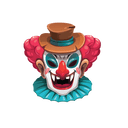  Clown with Red Hair
