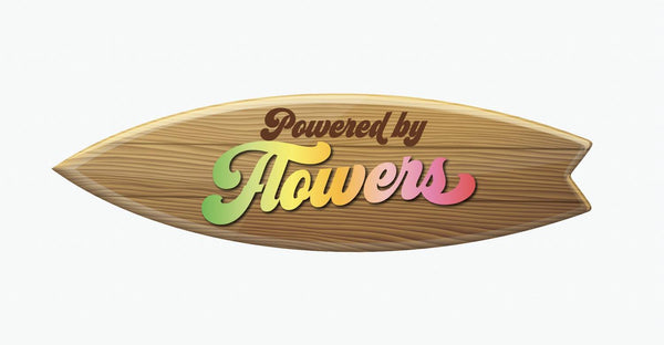 Wood Surfboard Decal with Custom Lettering - CoverAlls Decals