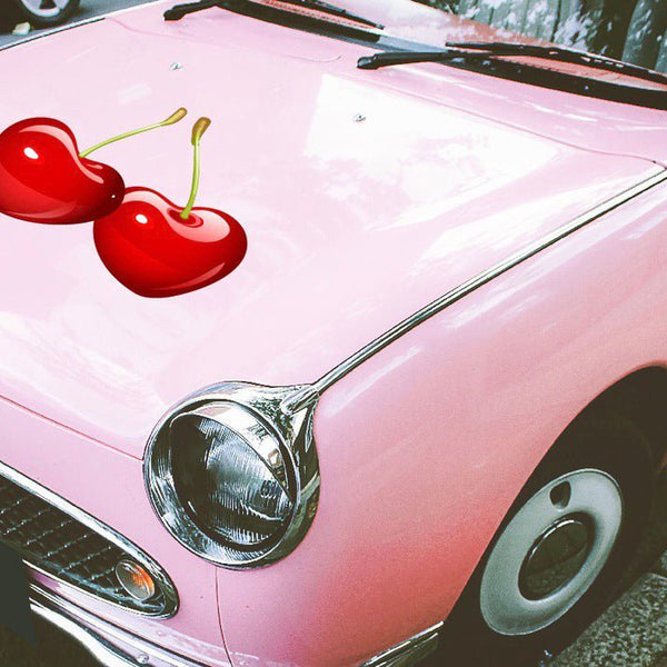 Cherries - Car Floats Reusable Car Decals