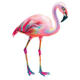 Colorful Flamingo - Car Floats Reusable Car Decals
