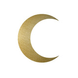 Crescent Moon in Gold - Car Floats Reusable Car Decals