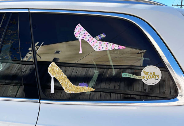 Decorate-it-yourself Shoe Cutouts - Car Floats Reusable Car Decals