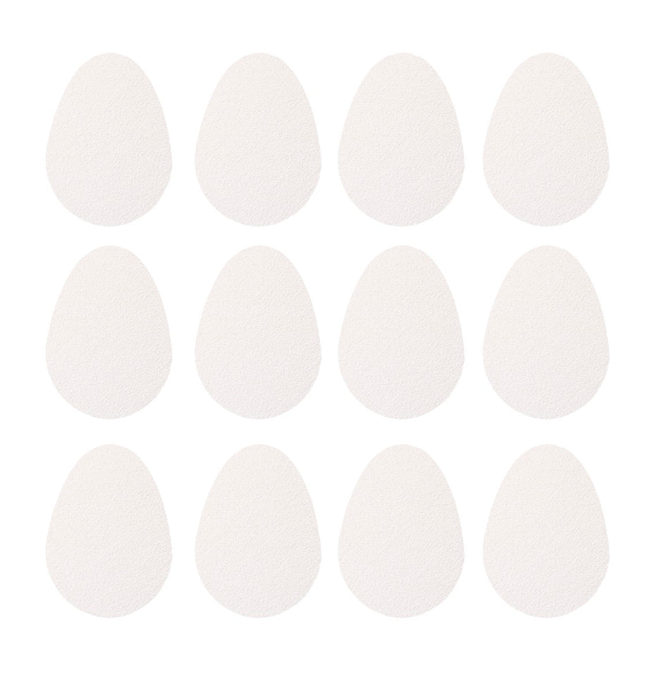 DIY White Easter Egg Decals - Car Floats Reusable Car Decals