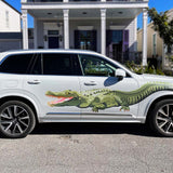 Enormous Alligator - Car Floats Reusable Car Decals