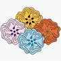 Freaky Flowers - Car Floats Reusable Car Decals