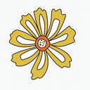  Friendly Flower — yellow
