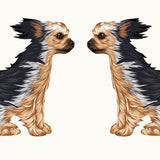 Life-Sized Yorkshire Terrier Decal - Car Floats Reusable Car Decals
