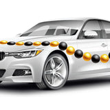 Missouri Tigers Colors Beads - Car Floats Reusable Car Decals