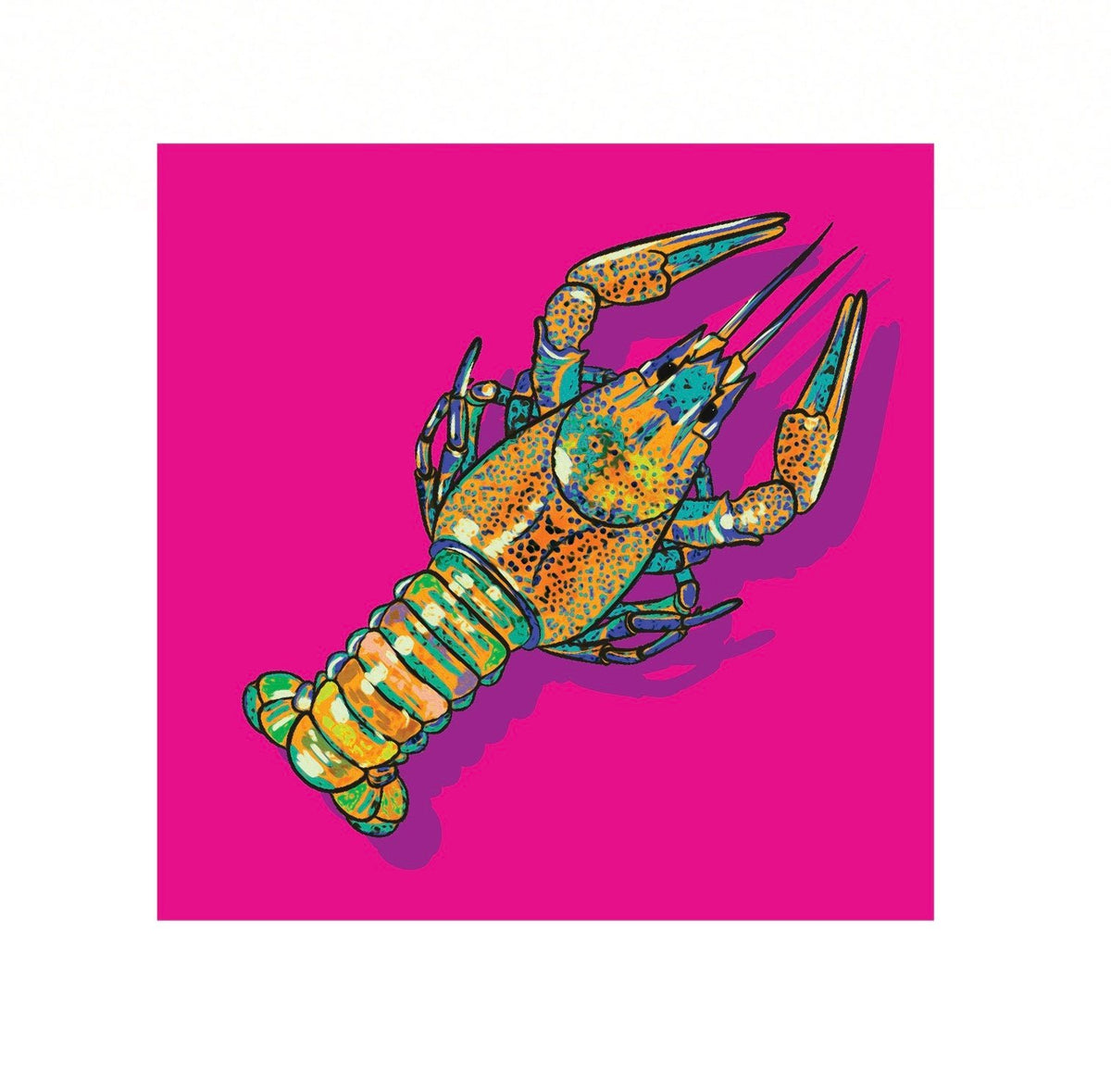 Pop Art Crawfish Decals - Cover-Alls Decals