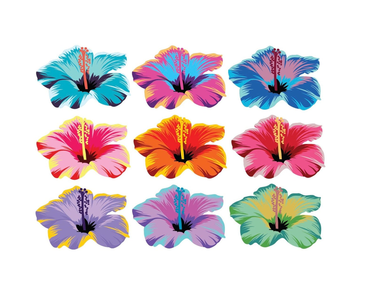 Pop Art Hibiscus - CoverAlls Decals