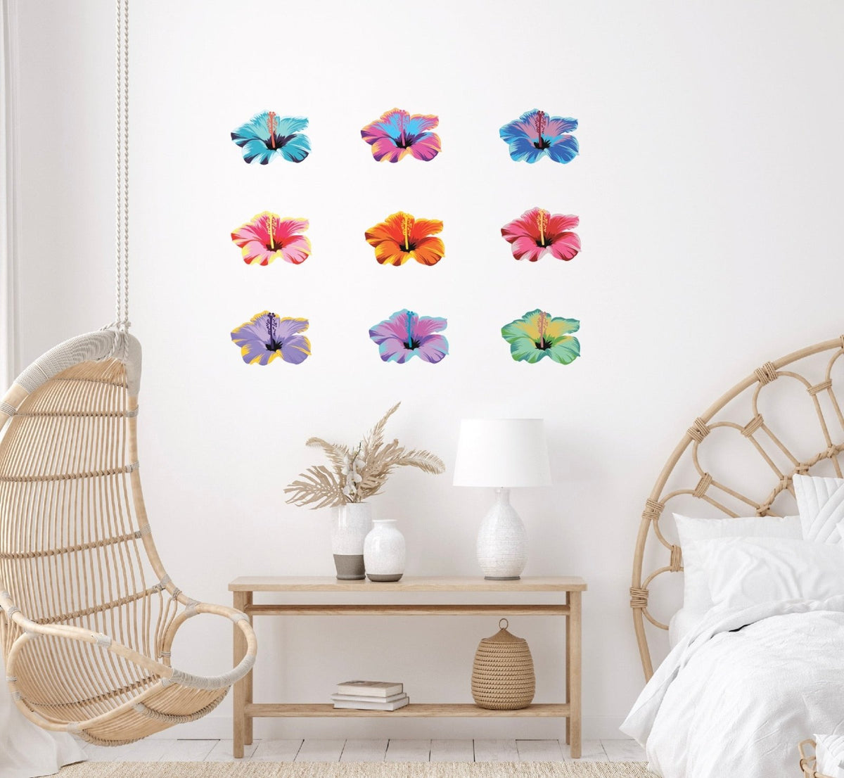 Pop Art Hibiscus - CoverAlls Decals