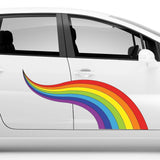 Rainbow Curve - Car Floats Reusable Car Decals