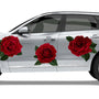 Red Rose Decals - Car Floats Reusable Car Decals
