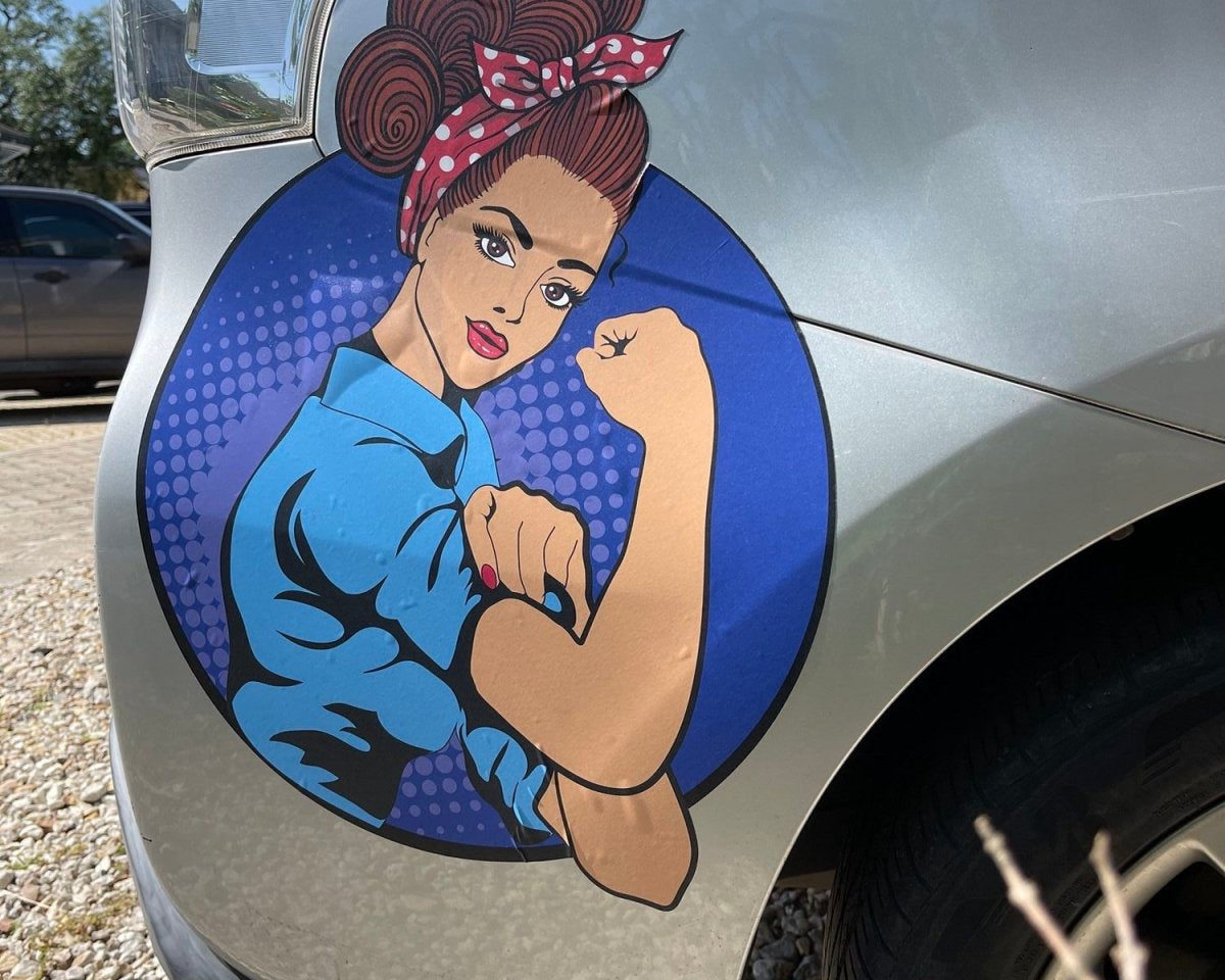 Rosy the Riveter - CoverAlls Decals