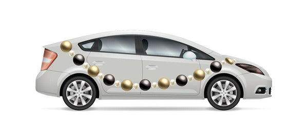 Saints' Colors Bead Decals - Car Floats Reusable Car Decals