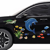 Seahorses - Car Floats Reusable Car Decals