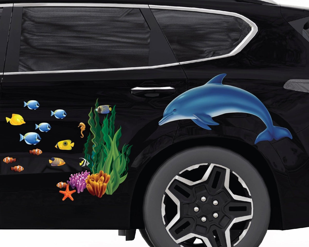 Starfish - Car Floats Reusable Car Decals