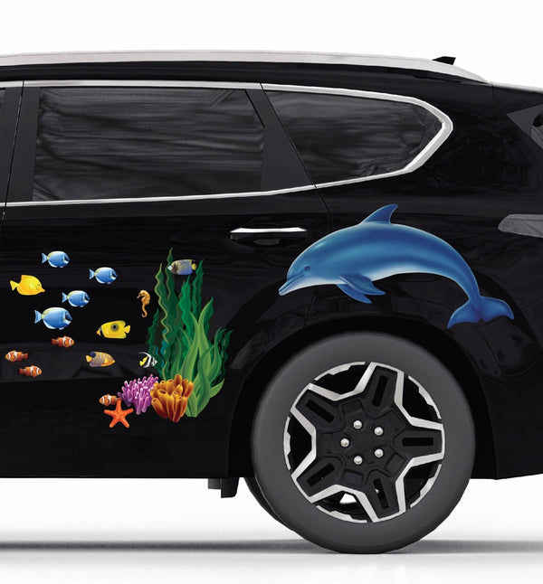 Starfish - Car Floats Reusable Car Decals