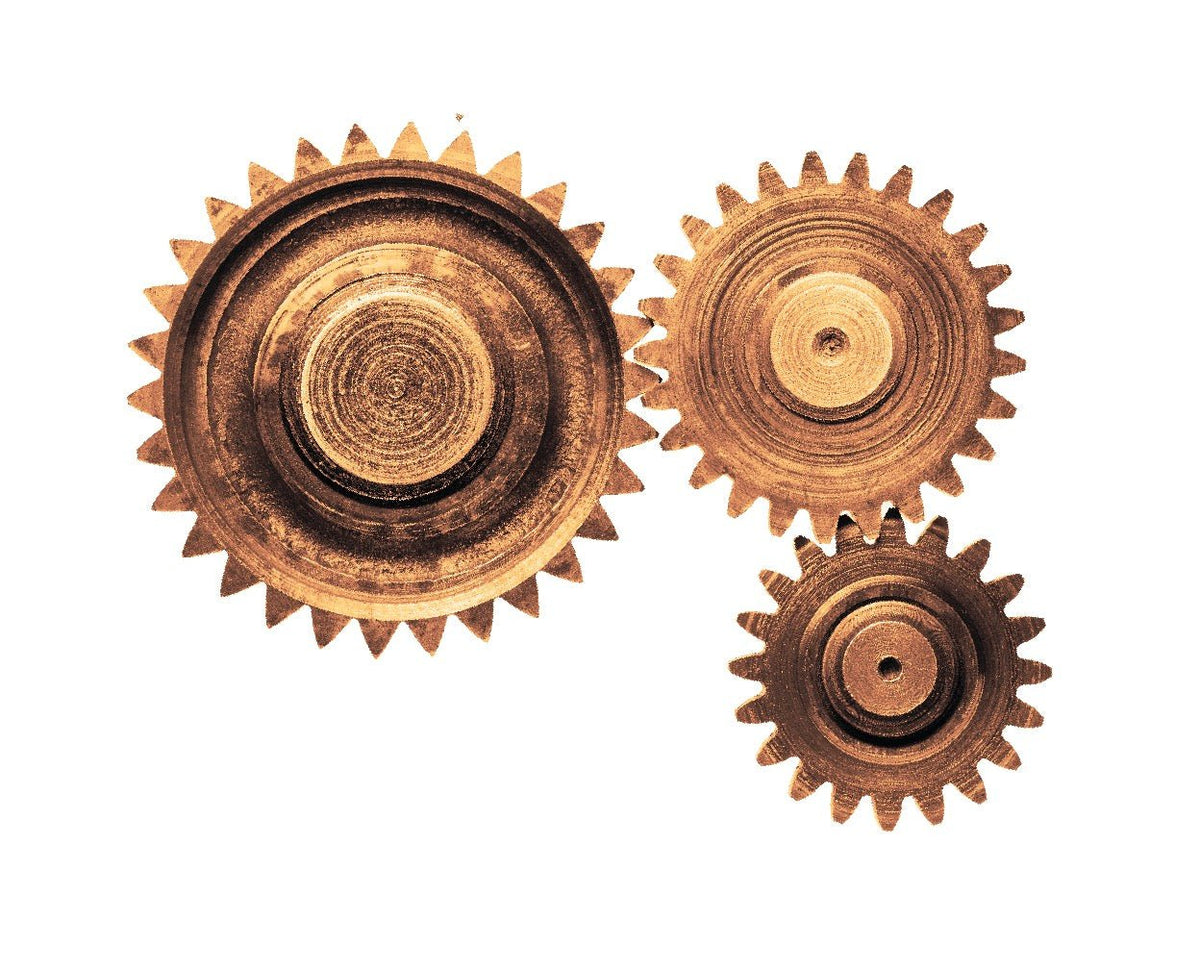 Steampunk sets of gear decals - CoverAlls Decals