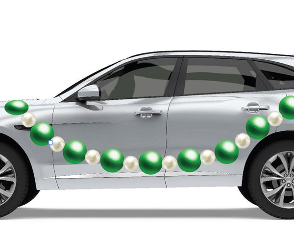 Tulane Beads - Car Floats Reusable Car Decals