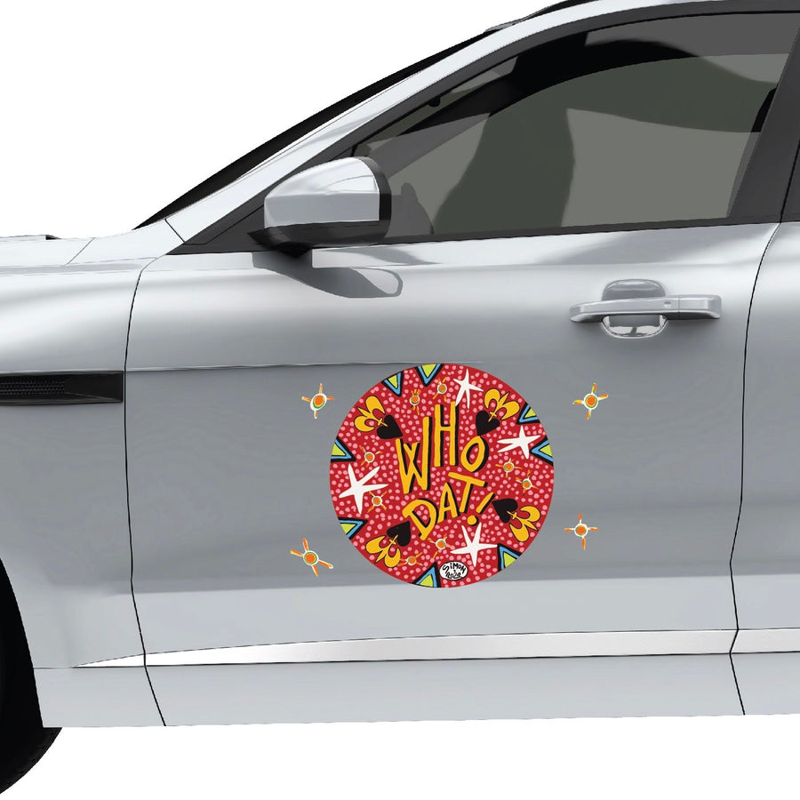 Who Dat! Decal by Simon of New Orleans - Cover-Alls Decals