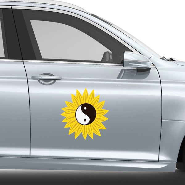 Yin Yang Sign - Car Floats Reusable Car Decals
