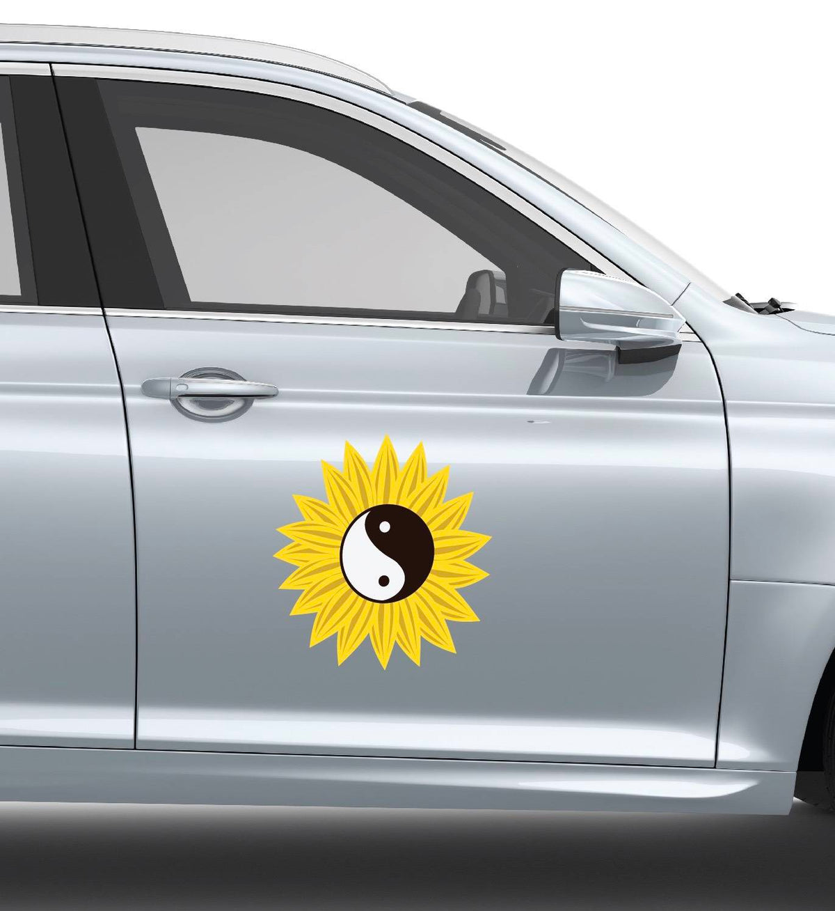 Yin Yang Sign - Car Floats Reusable Car Decals